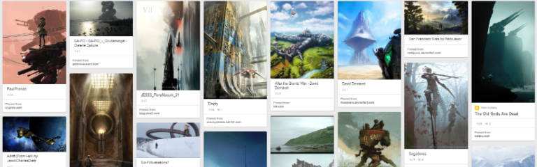 Pinterest - nástěnka