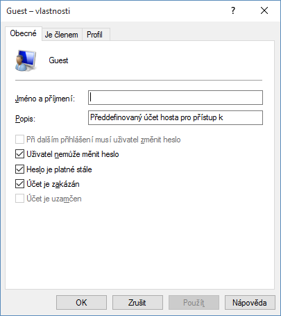 Jak ve Windows 10 povolit účet pro hosta (guest account)? K čemu je to vlastně dobré?