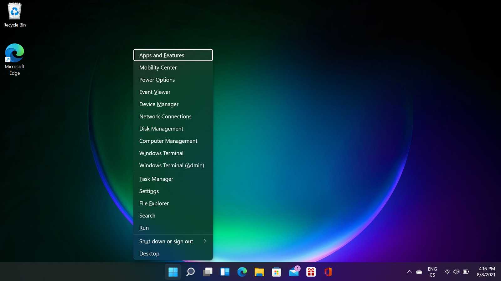 TIP#1974: Jak ve Windows 11 vyvolat Power User Menu (Nabídku rychlých odkazů ve Windows 10)