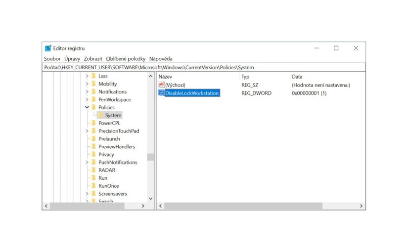 TIP#2355: Jak ve Windows zablokovat  Win+L (vypnout uzamčení obrazovky)?
